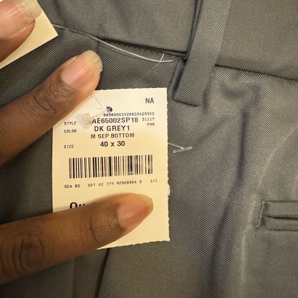 Dark Gray Men's Dress Pants
